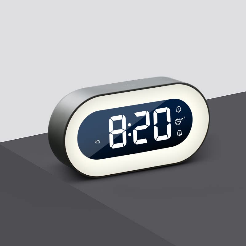 Amazon.co.jp: DEMI LOUS. 光目覚まし時計 デジタル LED 置き時計 無