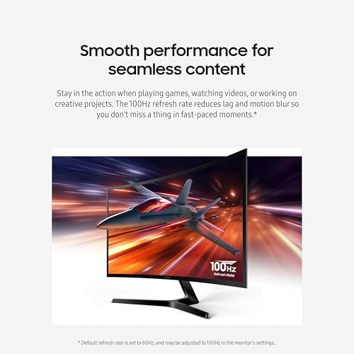 Samsung LS27D366GANXZA 27 Inch Essential S3 (S36Gd) Series Fhd 1800R Curved Computer Monitor thumb #4