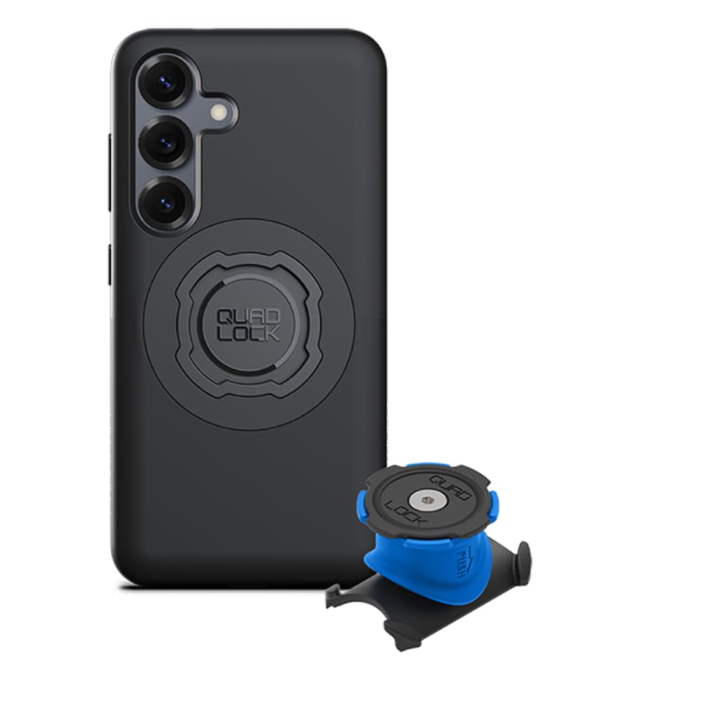 QUAD LOCK Soporte para Teléfono para Potencia/Manillar de Bicicleta con Funda mag para Samsung Galaxy S25
