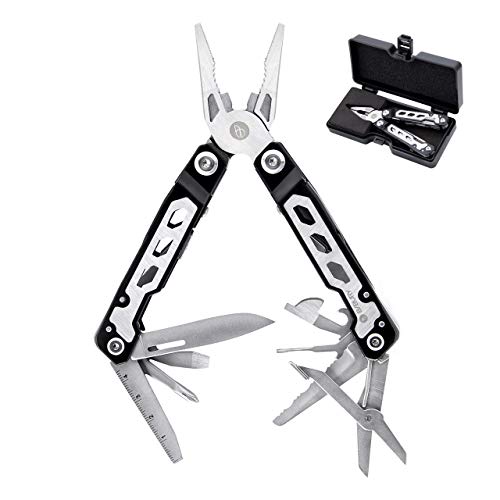 Multitool Pliers, 16-in-1 Lightweight EDC Multi-Purpose Pocket Plier Kit Stainless Steel Multi-Function Tool