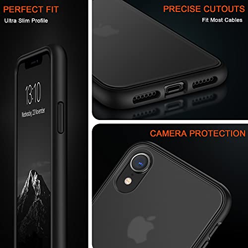 TENDLIN Cover iPhone XR Rigido Opaco Traslucido