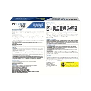 Plus for Dogs | Kills Fleas Ticks Flea Eggs Chewing Lice Flea Larvae | Convenient  Easy to Apply | Fastacting  Longlasting | for Dogs 23 to 44 Lbs  6 Doses  Cucciolini Doodles Plus for dogs | kills fleas ticks flea eggs chewing lice flea larvae | convenient  easy to apply | fast acting  long lasting | for dogs 23 to 44 lbs  6 doses   cucciolini doodles