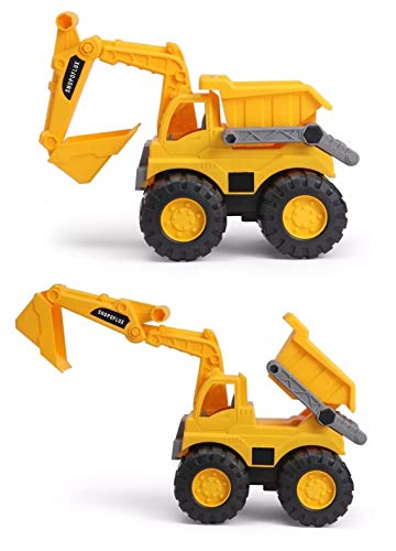 Image of SHOPOFLUX Dig & Dumper Construction Toy Vechicle For Kids (Dig And Dump),Multicolor
