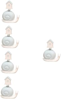 Abaodam 5 Peças Enfeites De Carro Caracol Bobblehead Figura Dançando Brinquedo Animal Balançando A Cabeça Brinquedo De Caracol Em Miniatura Estatueta De Caracol Decoração De Animais