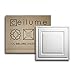 Ceilume 10 pc Stratford Ultra-Thin Feather-Light 2x2 Lay in Ceiling Tiles - for Use in 1" T-Bar Ceiling Grid - Drop Ceiling Tiles (White)