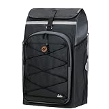 Andersen Shopper Tasche Fado 2.0 74 Liter grau und mit integriertem Thermofach 9 Liter