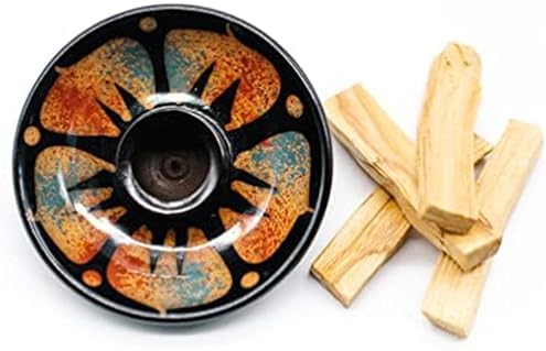 Metal Palo Santo Holder & Incense Burner With 5 Palo Santo Sticks - Handmade In Ecuador