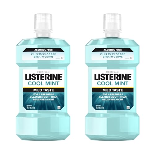 Listerine Cool Mint Alcohol-Free Mild Mouthwash