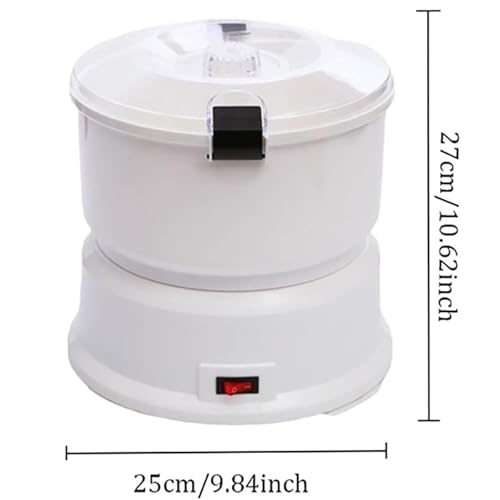 Elektryczna obieraczka do ziemniaków, 85 W, wydajna pojemność 1 kg, w pełni automatyczna obieraczka do warzyw, obsługa jednym dotknięciem, pomocnik do gotowania z pojemnikiem do obierania ziemniaków