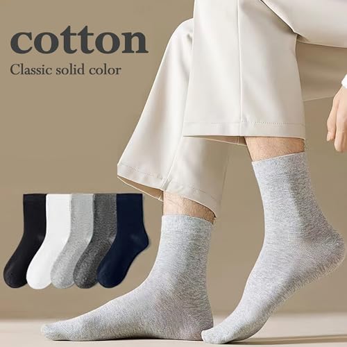 10 Pairs Crew Socks for Women Men - Quarter Socks Athletic Business Casual Neutral Socks Breathable and Comfortable2