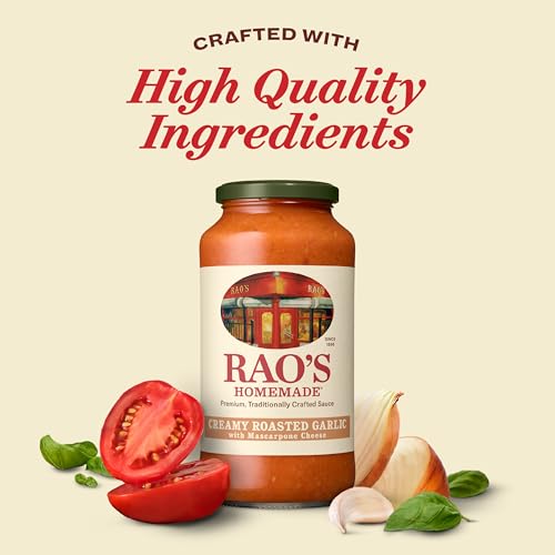 Image of Rao's Homemade Creamy Roasted Garlic with Mascarpone Sauce, 24 Oz Jar