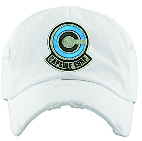 Image of ALLNTRENDS Adult Dad Hat Capsule Corp Embroidered Cap Anime Hats Embroidery Caps
