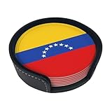 Untersetzer mit Flagge Venezuelas, 6-teiliges Set, geeignet für Küchen, Büros, Bars, Couchtische