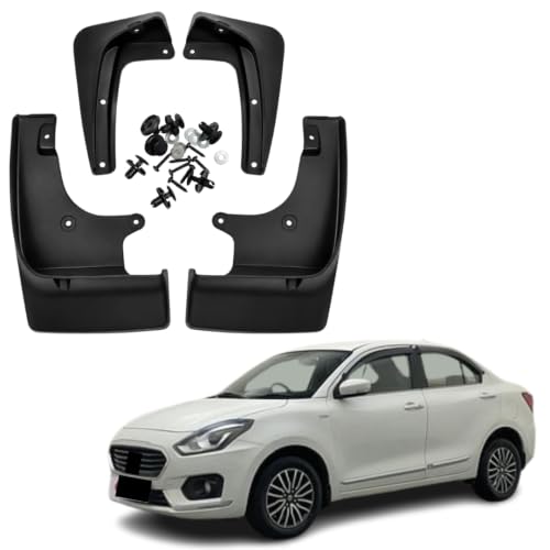 Image of KyloXtreme MUD Flap for Swift Dzire 3rd Gen (2017-2023) | All-Terrain Mud Flap Set - Durable Splash Guards for Cars and Trucks, Offering Maximum Protection from Mud
