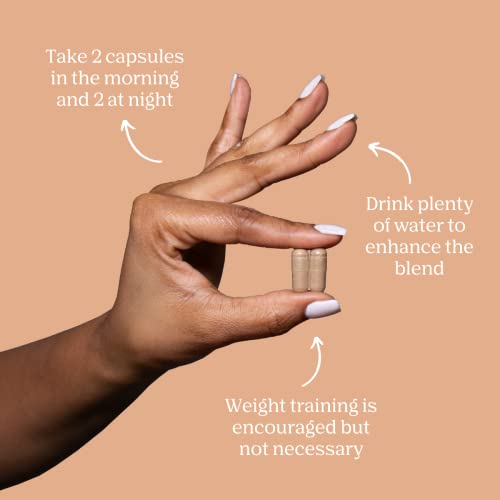 Nutrithick Weight Gainer Capsules - With Maca Root, Fenugreek And Creatine For Women - Vegan Appetite Stimulant + Muscle Mass + Hormonal Balance, Vitamin B1, B5, B6 (120 Capsules) #TOP4