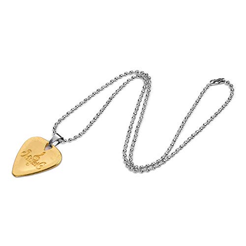 ABchat Metal Guitar Pick Necklace Zinc Alloy 1.2mm Thickness with Ball Chain (Color : Gold) - Les Beatles, Paul McCartney, John Lennon, RIngo Starr, George Harrison ABchat Metal Guitar Pick Necklace Zinc Alloy 1.2mm Thickness with Ball Chain (Color : Gold) – Image 6