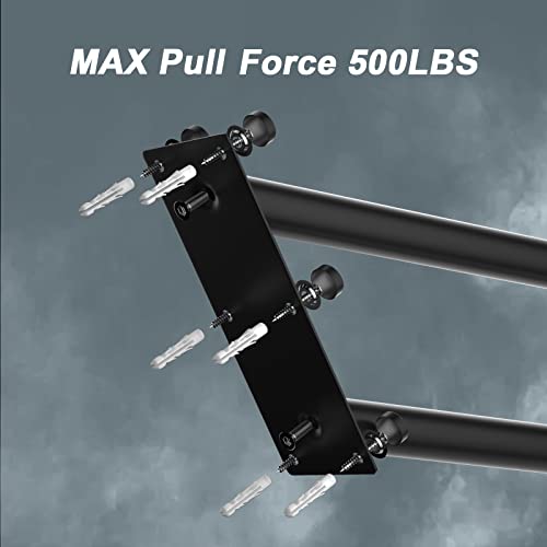 20 Inch Oil Rubbed Black U-Shaped Handrail For 1-3 Step - 1.25" Diameter, Imomwee 2 Pack Stainless Steel Wall Mount Safety Hand Railing For Garage Front Entry Stair Deck Interior Or Exterior Stairway #TOP3