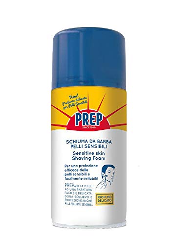 Set 6 Prep Schiuma Da Barba Per Pelli Sensibili Promo Pack Confezione Da 6 Pezzi Schiuma Da Barba Dermoprotettiva (Pelli Sensibili)