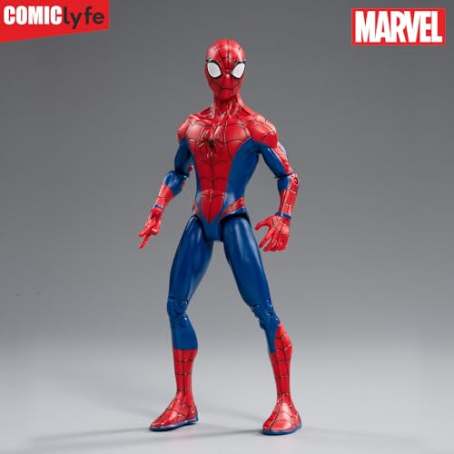 Image of Marvel Classic Spiderman 7 Inch Superhero Action Figure Toy | Avengers Collectible Figurine | Fully Articulated ABS + PV Figure | Spider man Action Figure, Superheroes Toys for Kids & Fans