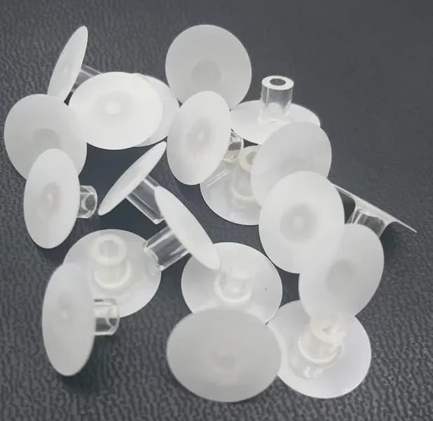 AmeriCan Goods 100/Pcs Dental X-Fine 12mm Snap-On White Polish Discs Dental Polisher Discs