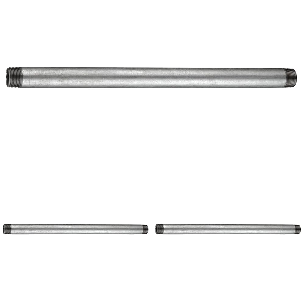 Mamelon de tuyau galvanisé Cornat avec finition protectrice durable 3/4'' x 1000mm