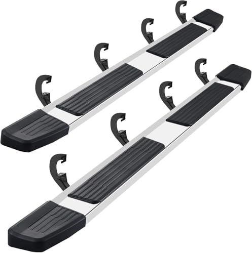 Running Boards For Chevy Silverado/Sierra 1500/2500HD – 6.2” Side Steps With 8 Brackets