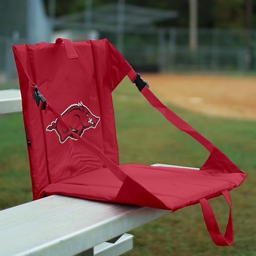 Image of Logo Brands Officially Licensed NCAA Unisex Stadium Seat, One Size, Team Color