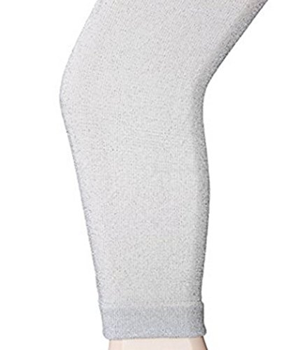 Country Kids and Jefferies Girls Sparkly Footless Ankle Tights Metallic for Ages 1-14 Years