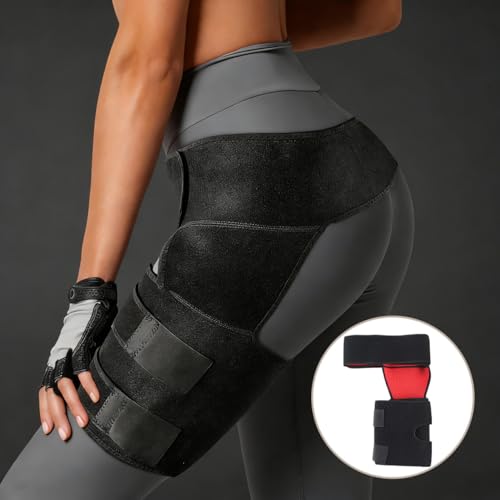 Faja de protección para cadera y muslo ajustable para esquí y ciclismo miniatura 6