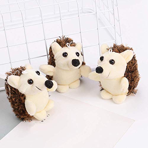 Preisvergleich Produktbild AeeKing Interessantes Spielzeug Schlüsselanhänger Netter Igel Plüsch Puppe Anhänger Auto Schlüsselbund Schlüsselbund Tasche Hängen Dekor Geschenk Schlüsselanhänger Stabile Qualität