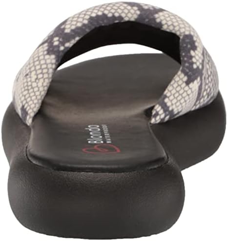 Blondo Women's Waterproof Silvana Slide Sandal, Snake Fabric, 8 | Image 2