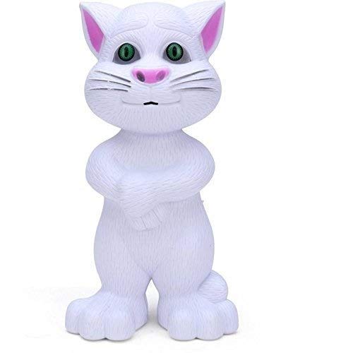 SHLOFOR ® Play Set Toy Talking Tom Speaking Cat Voice Repeat with Touch Recording Story Rhymes and Songs Toy for Kids (Multi)