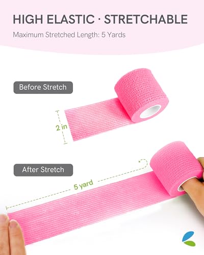 Image of FriCARE Self Adhesive Bandage Wrap, Medical Tape in First Aid Kit
