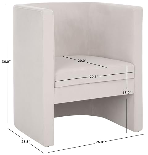 Sillón Acogedor Terciopelo Gris Claro miniatura 3