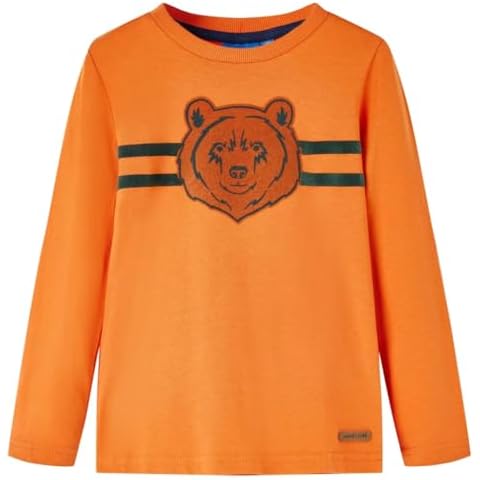 T-Shirt Enfants vidaXL Ours Orange Foncé Cover