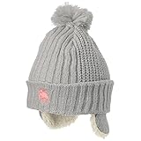 [モズ] kids キッズ ニットキャップ 裏ボア 438-0051 グレー 53~55cm