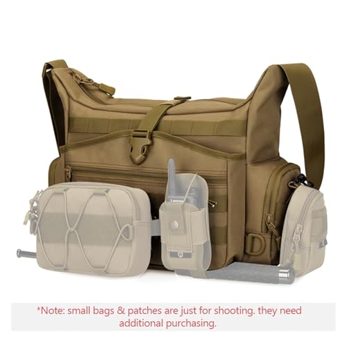 Bolsa táctica militar para laptop de 15.6 pulgadas y documentos tipo A4 5