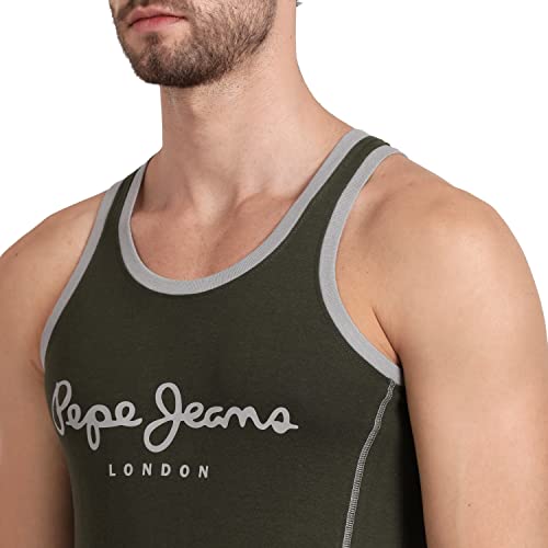 Image of Pepe Jeans Men's Cotton Regular Fit Vest