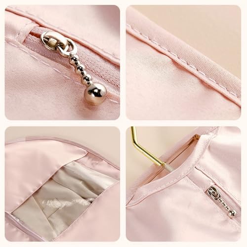 Breathable Hanging Garment Bags with C Window, Foldable Clothing Covers for Dresses, Coats, Jackets, Shirts – Perfect Storage Solution for Travel and Closet Organization image 3