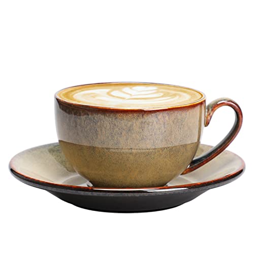 XIAOJUN Hueso Japonés Clásico China Taza De Café Y Platillo Vajilla Taza De Café Vajilla Tareas De Té De La Tarde Casa… - Imagen 7