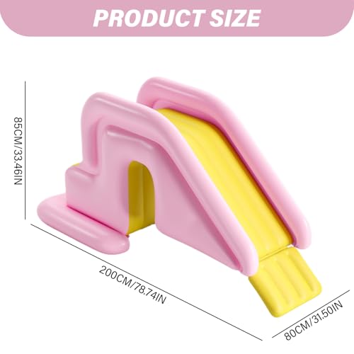 Toboggan gonflable de piscine grand modèle PVC extérieur - 4