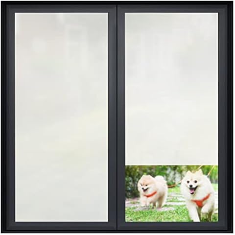 Beautysaid Frosted Window Privacy Film: Privacy Film For Glass Windows, Opaque Static Cling Window Film, No Glue Window Film, Replacing Curtains for Home Office(44x200cm) Cover