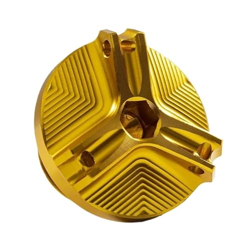 オイルフィラーキャップ に適合する 反逆者 CMX 300 500 1100 2017-2021 バイクアクセサリー CNCアルミ エンジンオイルキャップボルト オイルフィラーキャッププロテクション(金)