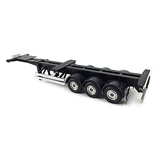 wheelfun 40Ft Chassis Container Model Compatible With 1/14 DIY Tamiya Tractor Truck Semi Trailer Car