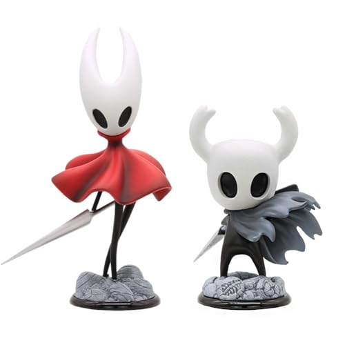 DEXSHUN 2 stuks Hollow Silksong Figuur Hornet Spel Standbeeld Anime Hollow Figuren PVC Model Desktop Ornamenten Cadeau