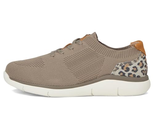 Image of Propet Womens Sachi Leopard Print Lace Up Sneakers Shoes Casual - Blue