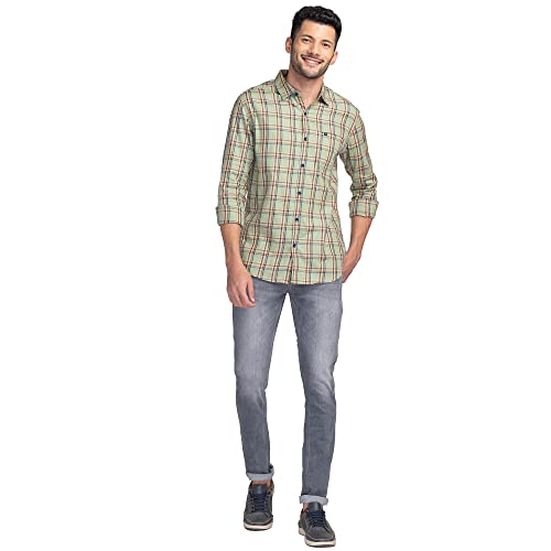 Image of Spykar Men's Slim Fit Low Rise Casual Jeans