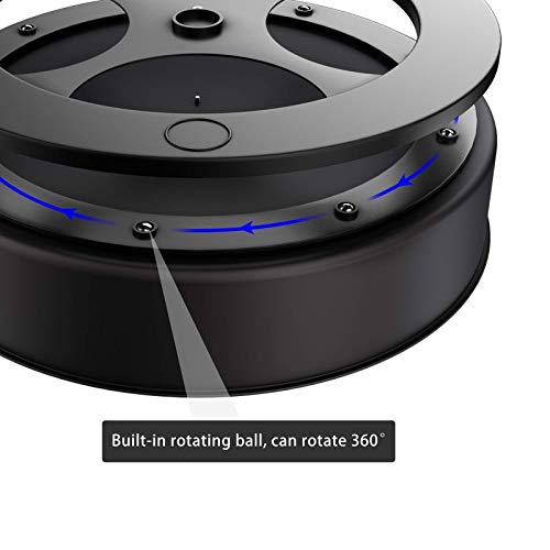 Vaehold 2 Pack Pantry Cabinet Lazy Susan Stainless Steel Black Spice Rack Turntable - 12" And 10" Decorative Trays Storage Containers Organizer For Kitchen Cabinet, Snacks, Bathroom #TOP2