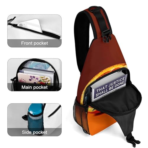 Bolso cruzado estilo sling para viajes 38x20cm miniatura 4
