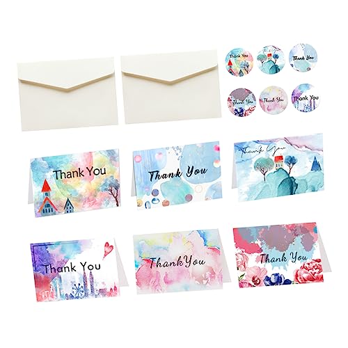 Cartes de remerciement élégantes de gratitude MAGICLULU avec enveloppes de qualité